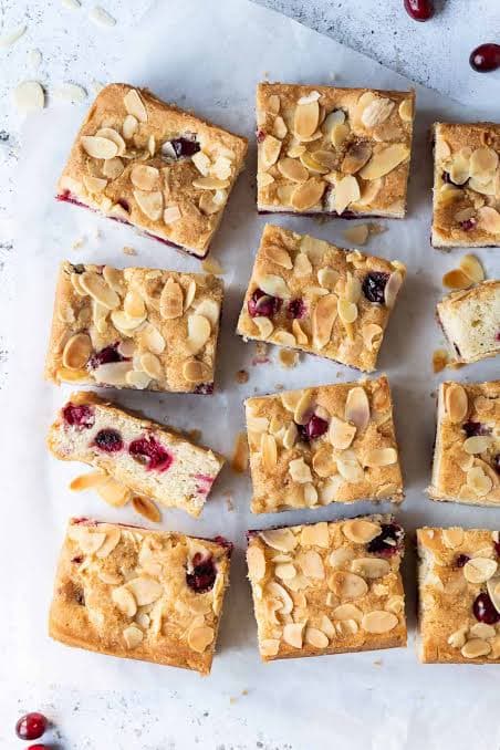 Almond Cranberry Oat Cake